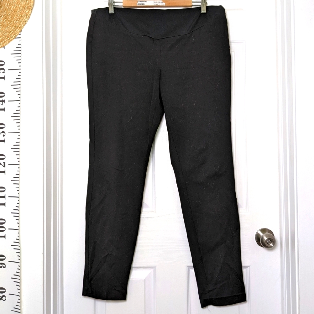 Black Thyme Maternity full panel dress pants